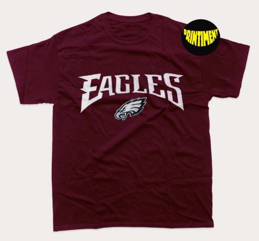 Philadelphia Eagles NFL Football T-Shirt, American Football Shirt, NFL Football Team, Gift for Fans