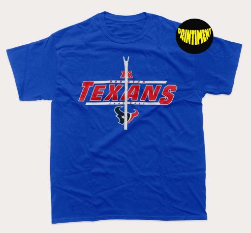 Houston Texans Football T-Shirt, Football Team Shirt, NFL Football Shirt, Gift for Houston Football Fans