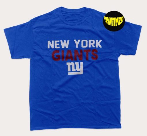 NFL Team Apparel New York Giants T-Shirt, New York Champions, Gift for New York Football Fans