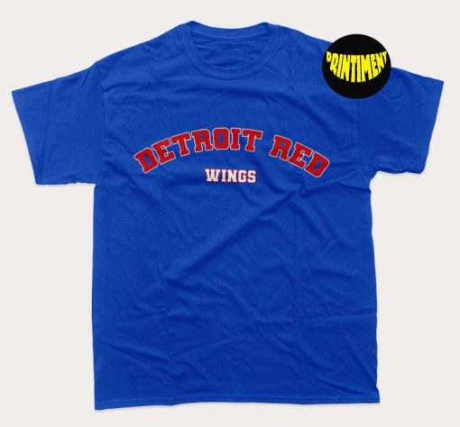 Detroit Red Wings Hockey Team T-Shirt, Detroit Red Wings NHL, 90s Detroit Red Wings Hockey Jersey Shirt