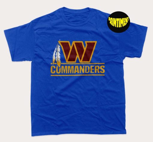 Washington Football New 2022 Commander T-Shirt, Washington Football Shirt, DC Skins Football Team Shirt