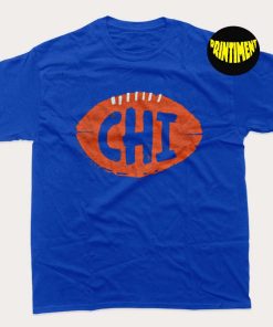 Chicago Bears CHI Football T-Shirt, Bears Football Shirt, Bears Fan Gift, Gift for Chicago Football Fans