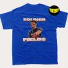 Soldier Fields Chicago Bears Justin Fields T-Shirt, NFL Football Team Shirt, Football Dynasty Shirt