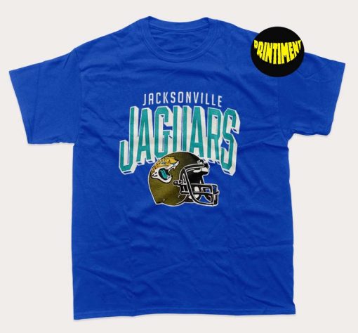 NFL Retro Black Jacksonville Jaguars T-Shirt, Jaguar Fan Shirt, Gift for Jacksonville Football