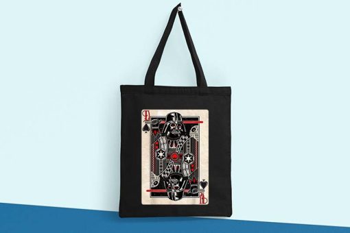 Star Wars Darth Vader Vintage Tote Bag, Disney Bag, Mandalorian Bag, Death Star Canvas Tote, Star Wars Gift