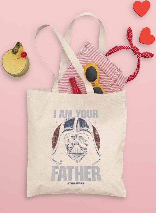I'm Your Father Tote Bag, Star Wars Bag, Father Daughter, Father’s Day Gift, Starwars Dad, Light Saber Gift, Tote Bag