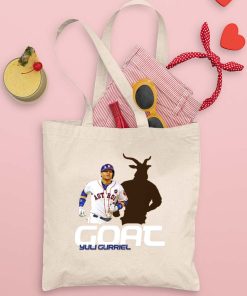 Yuli Gurriel Baseball Fan Goat Tote Bag, Houston Astros Team, MLB Baseball Tote Bag, Gift for Baseball Fans