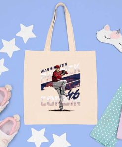 Patrick Corbin Tote Bag, MLB Baseball Fan Bag, Washington Nationals Gift, Gift for Sport Lover