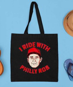 I Ride With Philly Rob Tote Bag, Philly Rob Bag, Barstool Sports Bag, Gift for Sport Lover