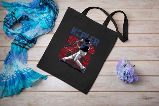 Max Kepler Men's Cotton Tote Bag, Minnesota Baseball, Minnesota Twins MLB Bag, Baseball Gift