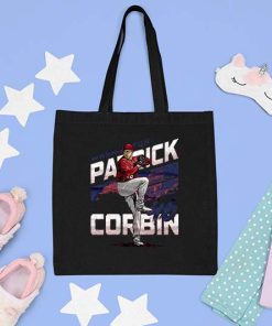 Patrick Corbin Tote Bag, MLB Baseball Fan Bag, Washington Nationals Gift, Gift for Sport Lover