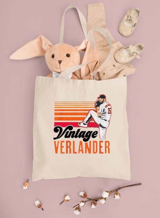 Justin Verlander Vintage Jv Tote Bag, Houston Astros Team, Baseball Fan Bag, Houston Astros Fan Gift