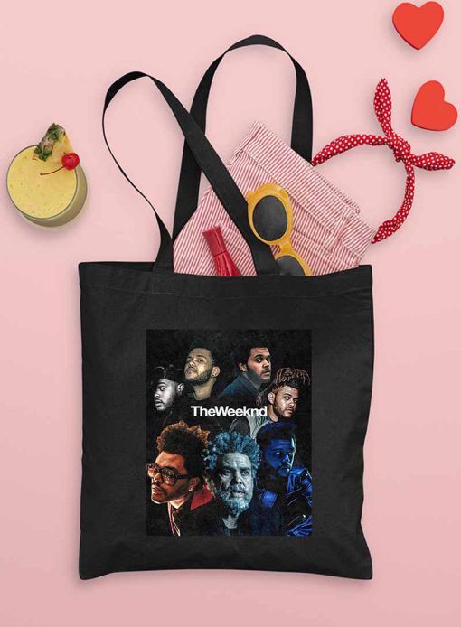 The Weeknd Tote Bag, The Weekend 90s Vintage Bag, The Weeknd Tour Bag, The Weeknd Fan, Custom Tote Bag