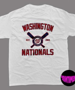 Washington Nationals Shirt, MLB 2022 Shirt, Vintage Washington Baseball T-Shirt, Washington Nationals MLB Tee, MLB Fan Gift