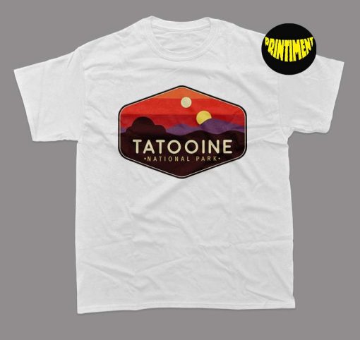 Tatooine Sunset T-Shirt, Star Wars Planet Shirts, Retro Star Wars Edition Shirts, Disney Star Wars Shirt