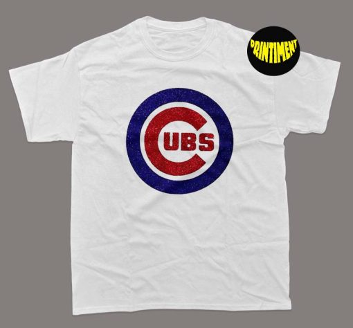 Chicago Cubs Glitter MLB Gameday T-Shirt, Chicago Glitter Jersey Shirt, Baseball Glitter Jersey, Baseball Bling Shirt