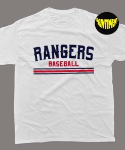 Rangers Baseball Straight Print Bella T-Shirt, Texas Rangers Baseball Shirt, Texas Baseball Tee