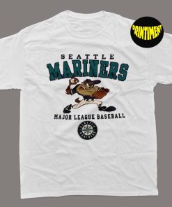 MLB Seattle Mariners Looney Tunes Taz T-Shirt, Seattle Mariners Shirt, Baseball Team Shirt, Gift for Fan