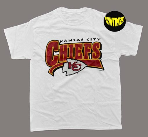 Vintage Kansas City Chiefs T-Shirt, NFL Football Shirt, KC Football Shirt, Missouri Shirt, Chiefs Shirt