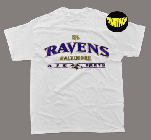 Baltimore Raven NFL Football AFC North T-Shirt, Baltimore Football Shirt, Ravens Shirt, NFL Shirt