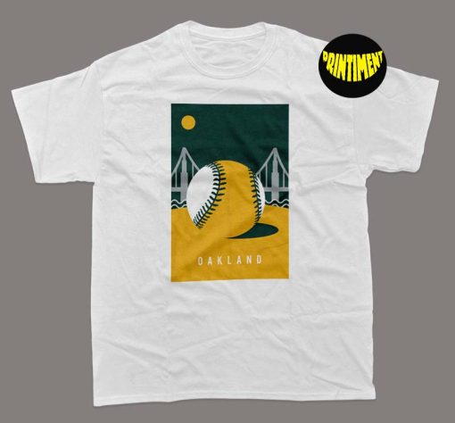 Oakland Graphic Tee A's Team Baseball T-Shirt, Baseball Team Shirt, Baseball Player Shirt, Baseball Lover Gift