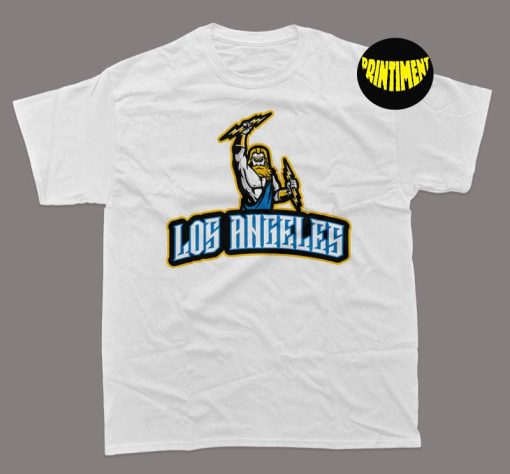 Los Angeles Chargers T-Shirt, American Football Tee, Football Shirt, Gift for Los Angeles Football Fans