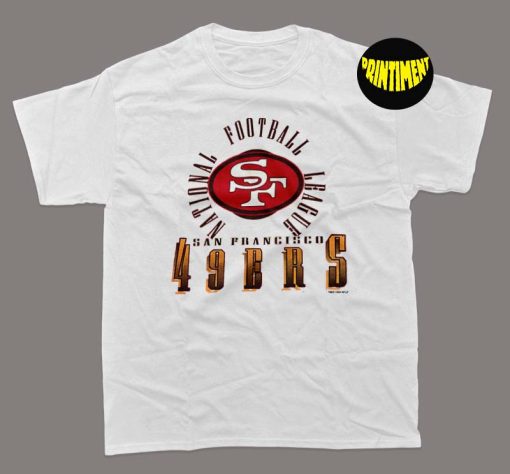 Vintage 1994 NFL San Francisco 49ers T-Shirt, NFL American Football Shirt, Gift for SF Football Fans
