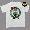 Boston Celtics Logo T-Shirt, Stars Celtics Shirt, Boston Celtics Fan Art, Basketball Team Shirt