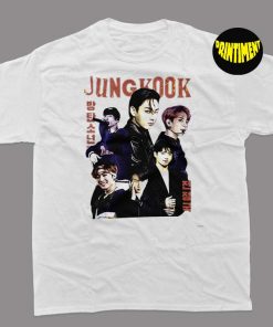 BTS Jongkook T-Shirt, Jeon Jungkook Shirt, Korean K-pop Fans Gift, Gift Jeon Jungkook, Jimin, Suga, J-hope, RM