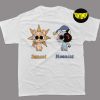 Moondrop and Sundrop as FNAF Security Breach Cats T-Shirt, Game Character Dolls Children Gift