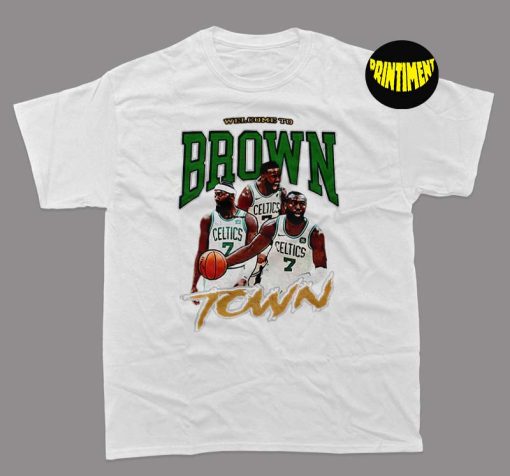 Jaylen Brown Boston Celtics Sportiqe 2022 T-Shirt, Boston Celtics Vintage Bootleg, Stars Celtics Shirt for Fan