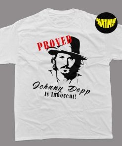 Proved Innocent Johnny Depp T-Shirt, His Is the Ending the Truth Wins Johnny Depp Trial Mega Pint Shirt