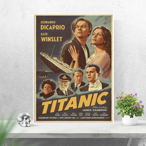 TitaniCc Movie 1997 Art Vintage Poster