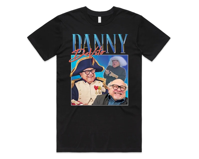 Gooey Rykke Forskelle Danny DeVito Homage T-Shirt Tee Top US Movie Director Film Icon Retro 80's  90's Vintage Funny Gift - Printiment