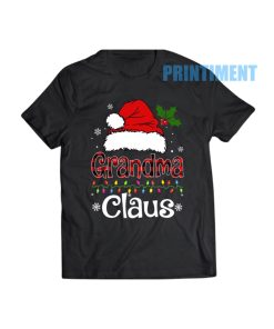 Grandma Claus Shirt Christmas Pajama Family Matching Xmas t-shirt