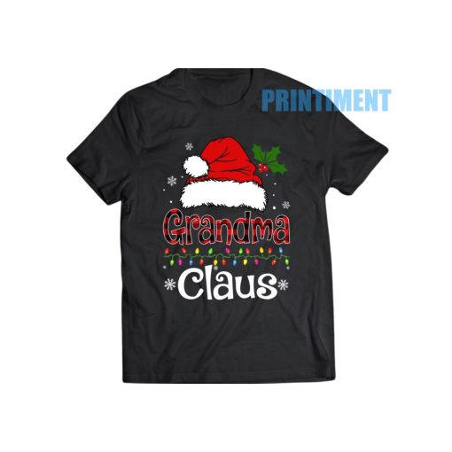 Grandma Claus Shirt Christmas Pajama Family Matching Xmas t-shirt
