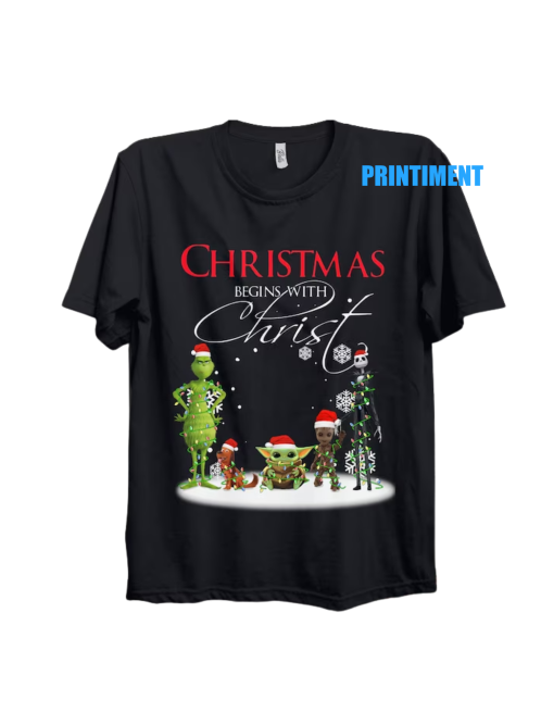 Grinch Max Dog Jack Skellington Groot Christmas Lights Shirt, Grinch Xmas 2022 Shirt