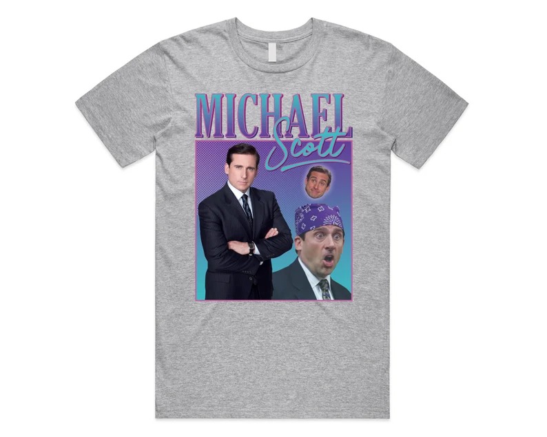 Michael Scott Homage T-shirt Tee Top US 