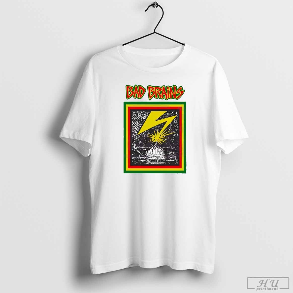 Bad Brains Logo Brand T-Shirt, Bad Brains Quickness Shirt - Printiment