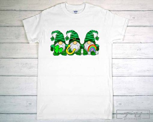 St Patrick's Day Gnomes T-Shirt, Happy St Patrick's Day Shirt, Gnomes Shirt, St Patrick's Day Shirt, Irish Shirt