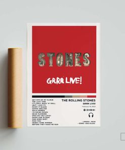 The Rolling Stones - Grrr Live! Album Poster, The Rolling Stones Tracklist