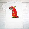 Flash Sloth T-Shirt, Funny T-Shirt with Print, Cute Sloth Shirt