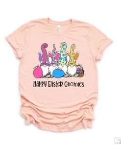 Easter Gnome Shirt, Happy Easter Gnomies T-Shirt, Cute Easter Shirt, Gift for Easter Day, Peeps Easter Shirt