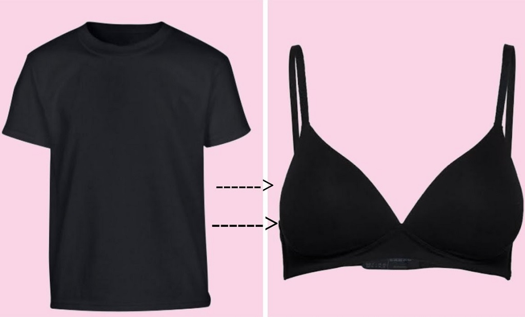 How to Make a T-Shirt Bra