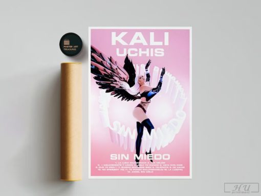 Kali Uchis - Sin Miedo Album Poster, Room Decor, Music Decor