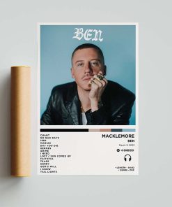 Macklemore - BEN Album Poster, Macklemore Tracklist, Album Cover Poster