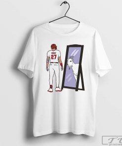 Mike Trout Mirror GOAT Shirt, Mike Trout Fan, Baseball Shirt, Mike Trout Baseball