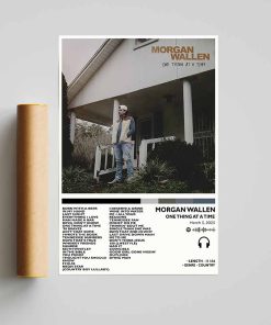 Morgan Wallen - One Thing At A Time Album Poster, Country Music Wall Art