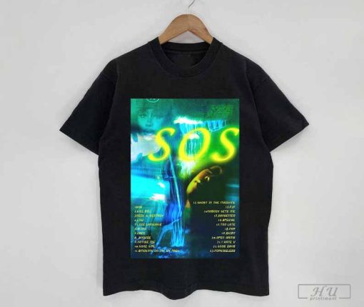 SZA Tour 2023 Vintage Shirt, SZA New Album Black T-Shirt