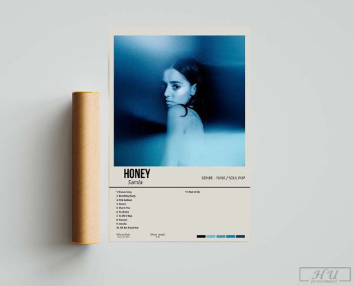 Samia - Honey Album Poster, Samia Tracklist, Album Cover Poster, Album Art Print